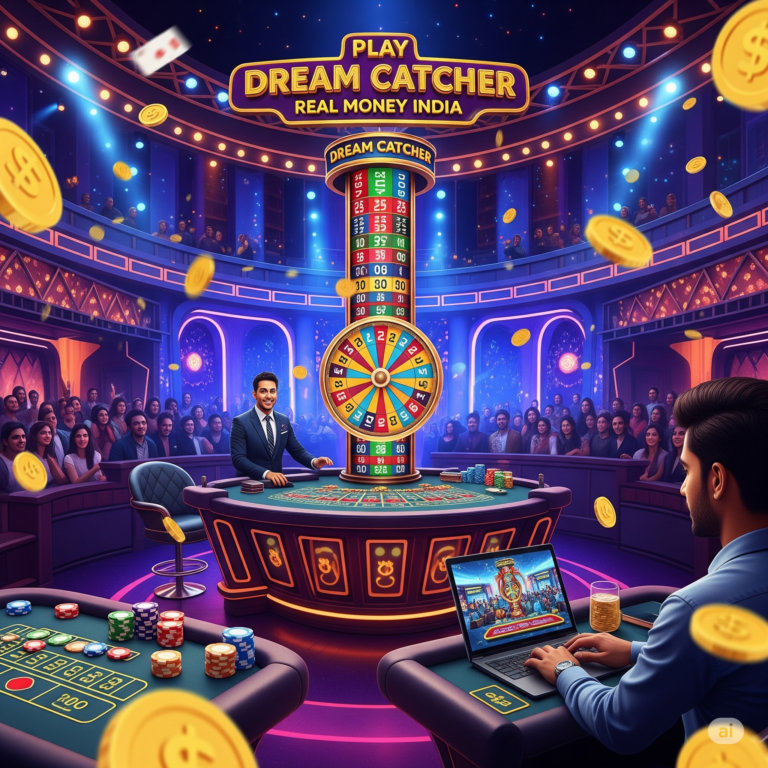 Live Dream Catcher wheel spinning with a host