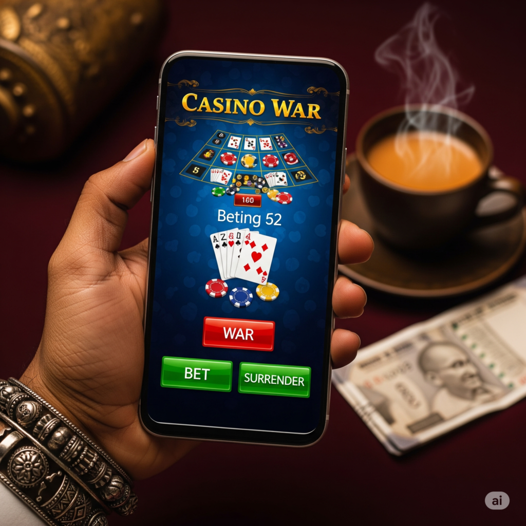 Casino War betting India