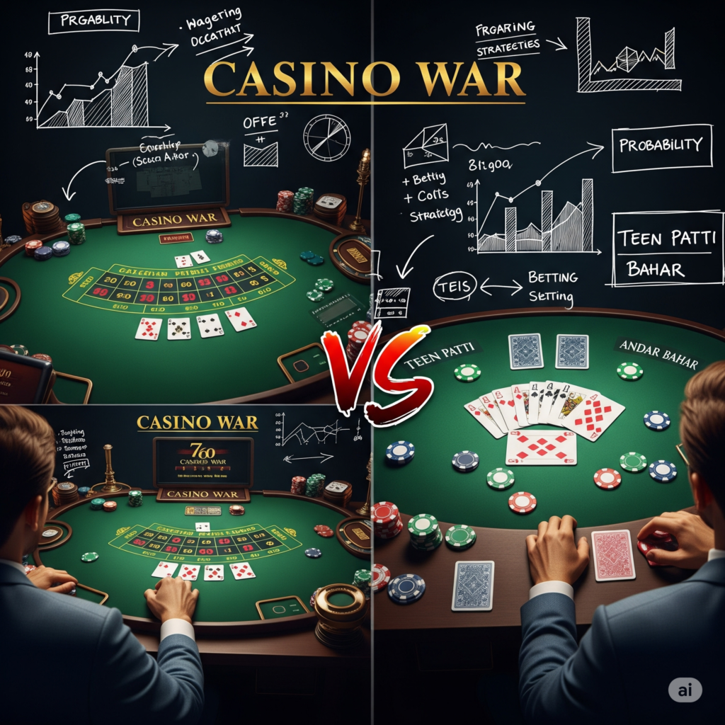 Casino War betting India