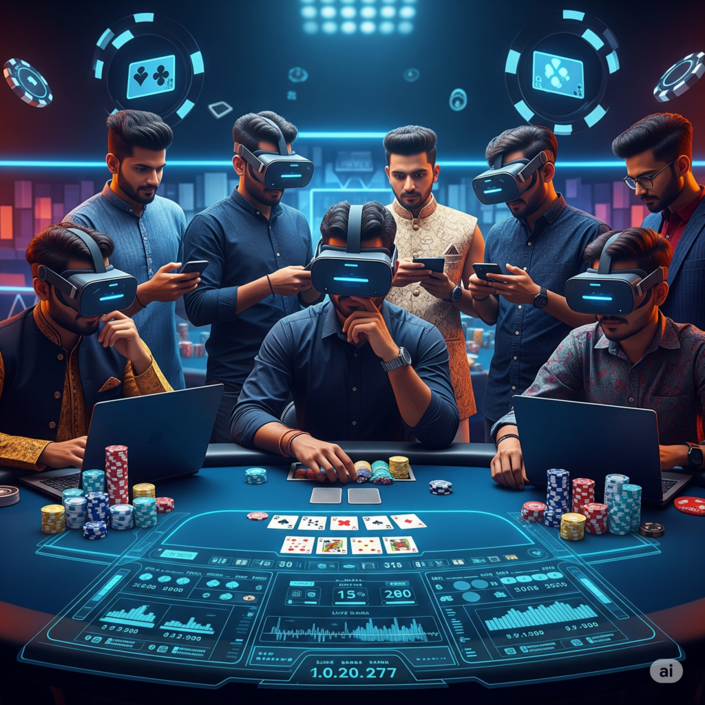 VR Poker online game