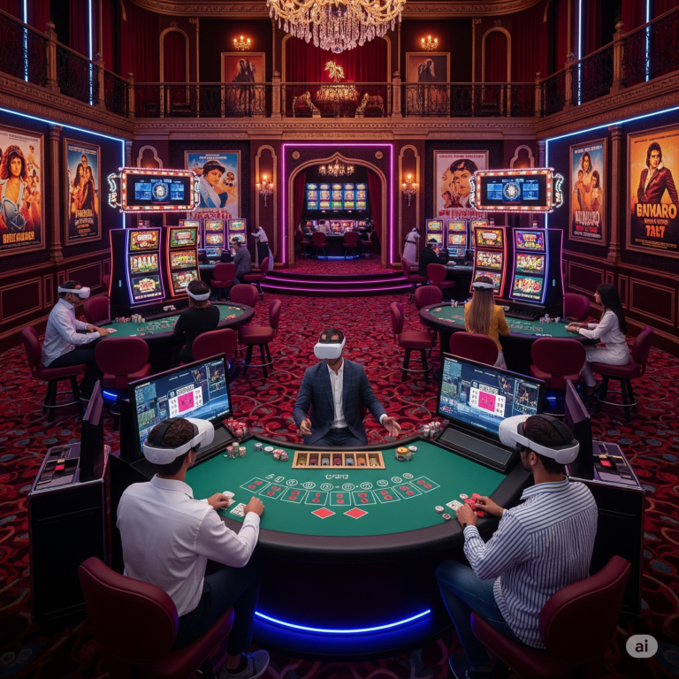 VR Bollywood Casino virtual lobby with Bollywood theme