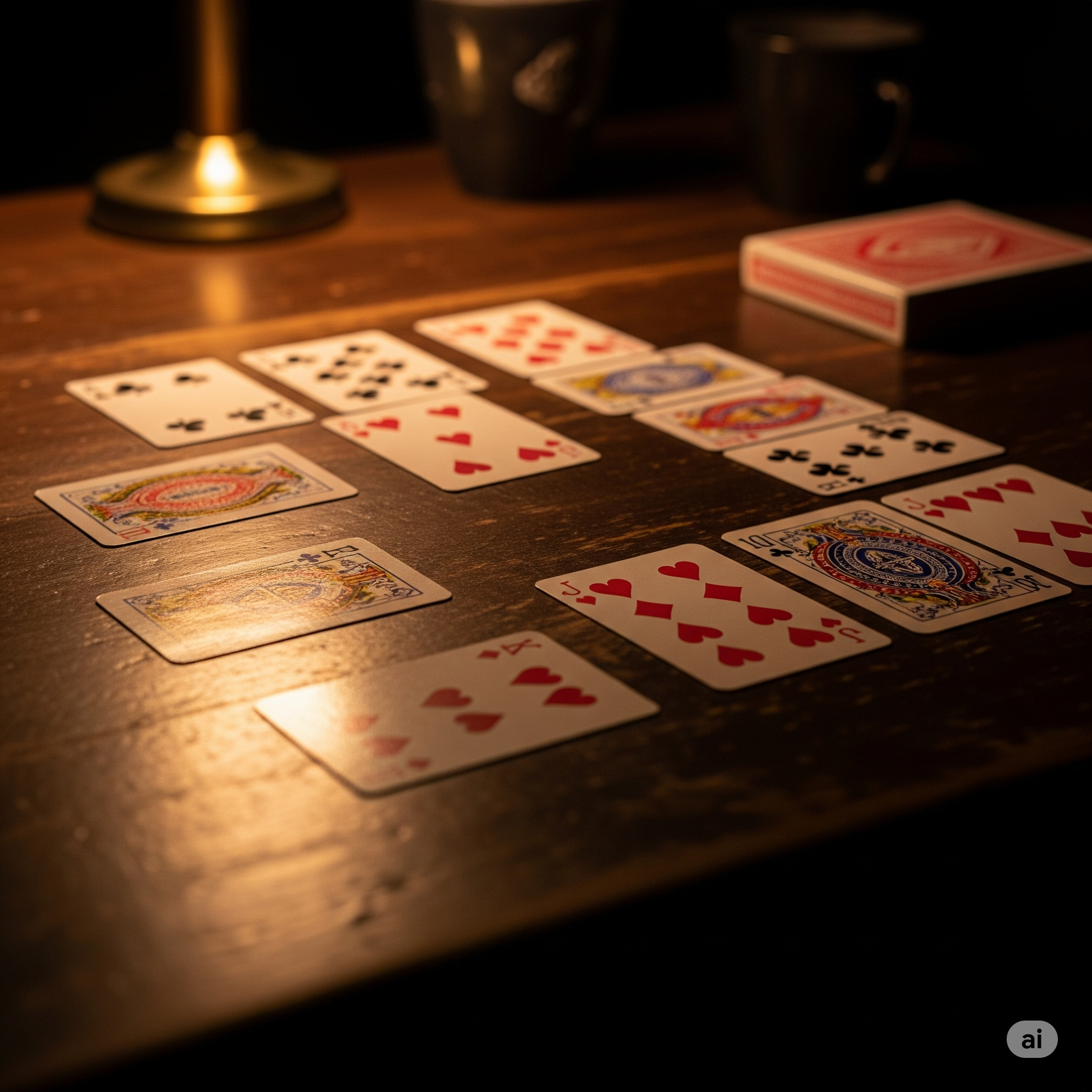 VR 20-20 Teen Patti game online table with players and cards