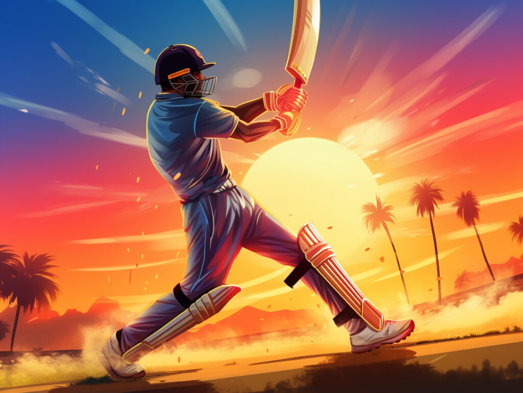 10-10 cricket game