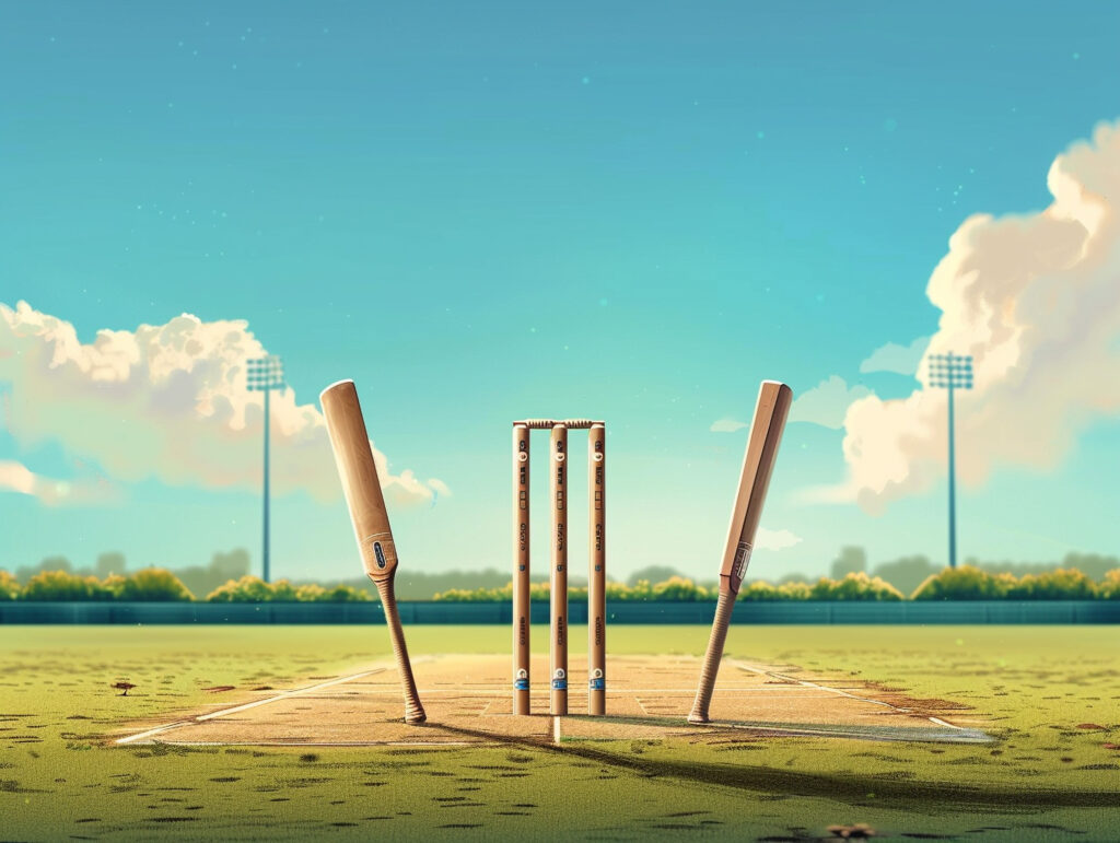 10-10 cricket game