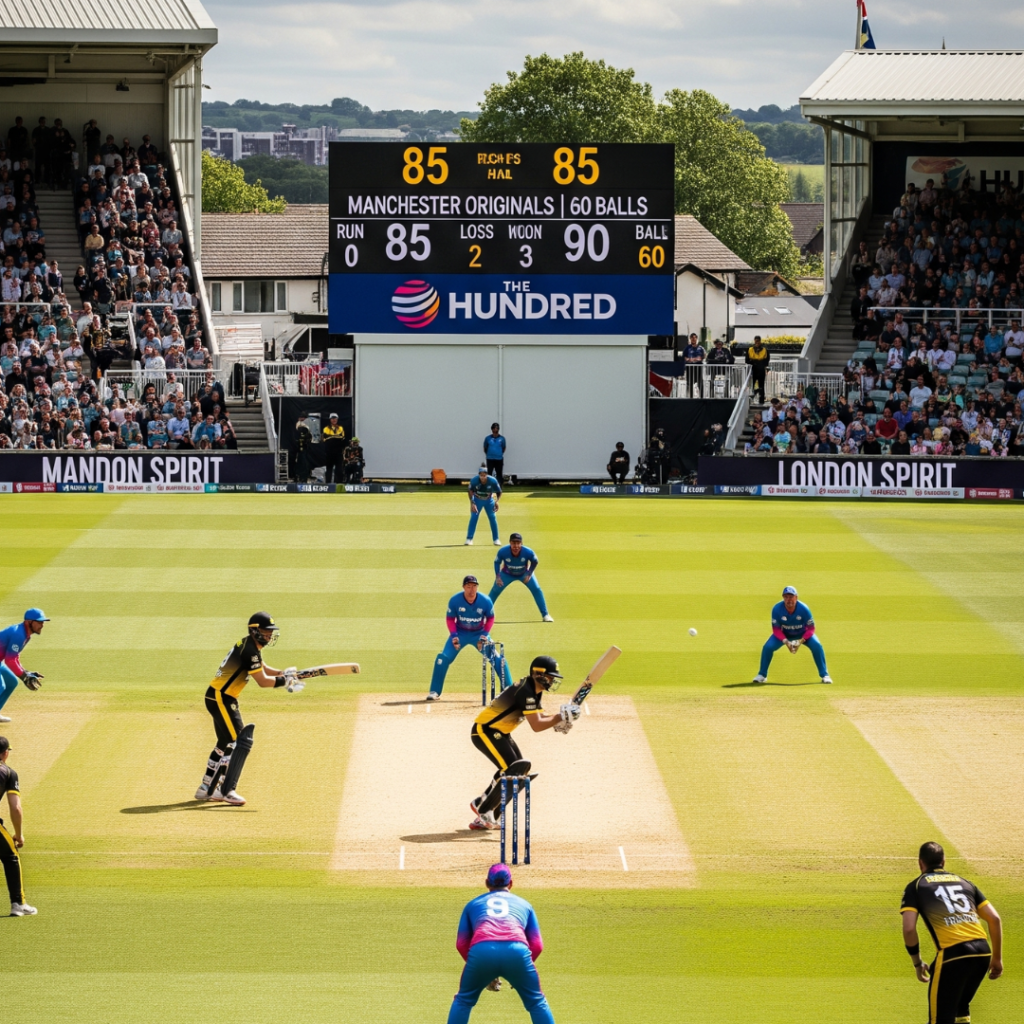 Manchester Originals vs London Spirit – A Thrilling Battle in The Hundred!