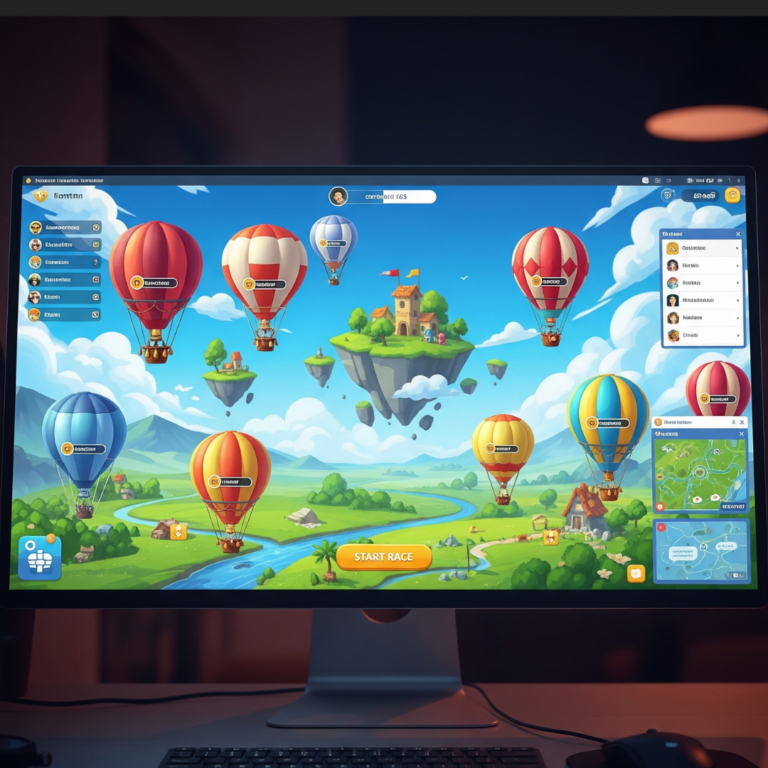 Balloon race strategies