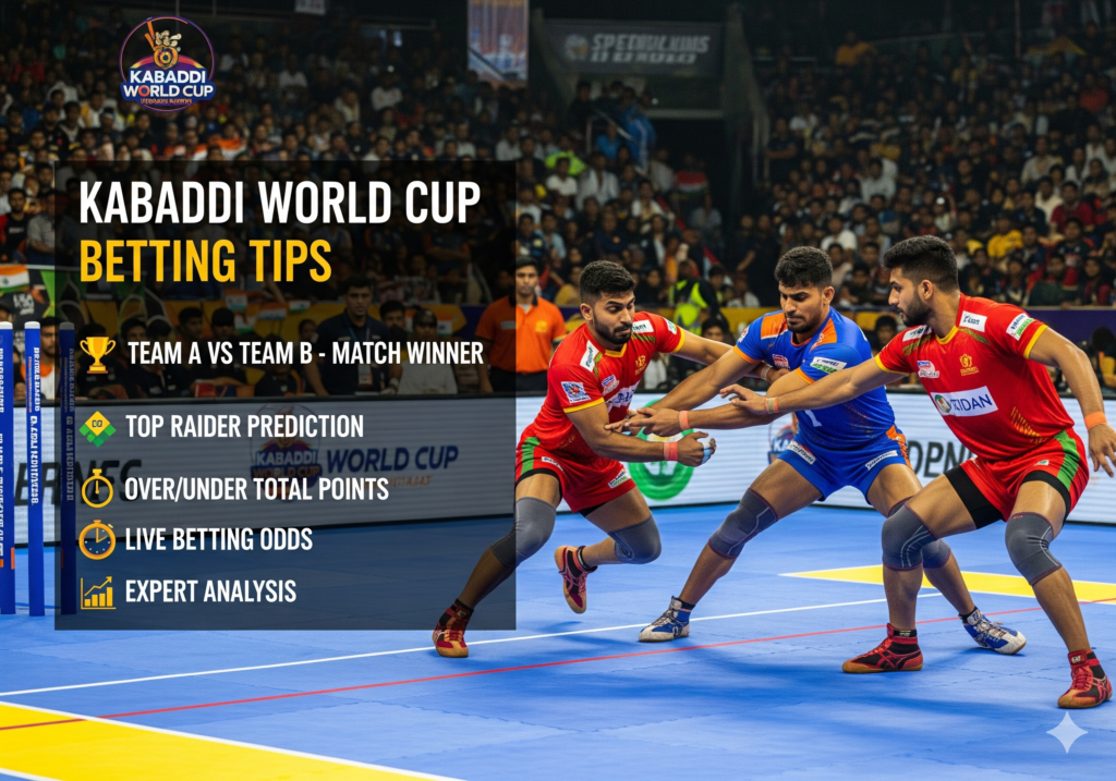 Kabaddi World Cup betting tips