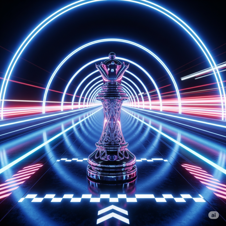 The vibrant user interface of the Queen Race Game on an online casino platform.