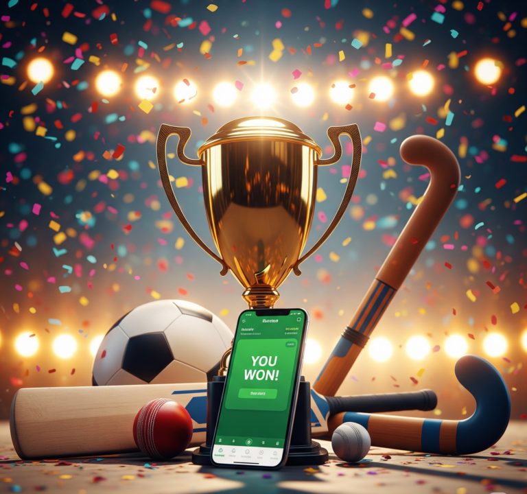 Indian player placing bets on cricket using 11xGame mobile app