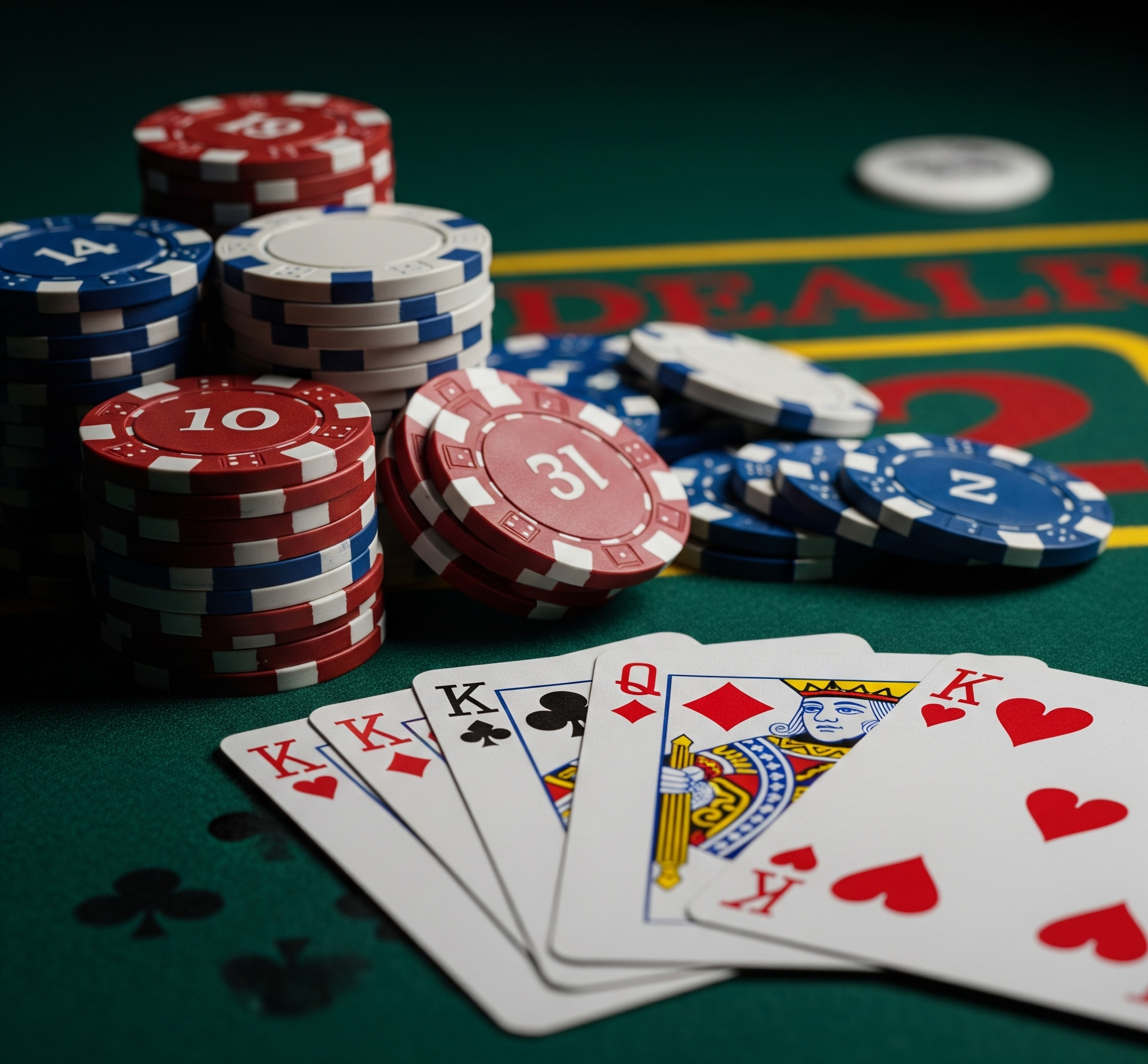 6 Player Poker game with players placing real cash bets online