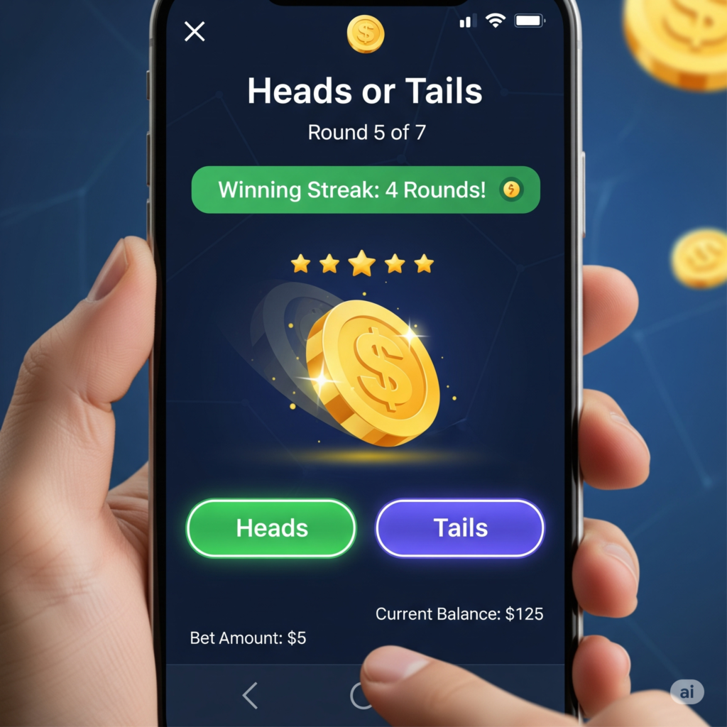 Head Tail Bet Game App