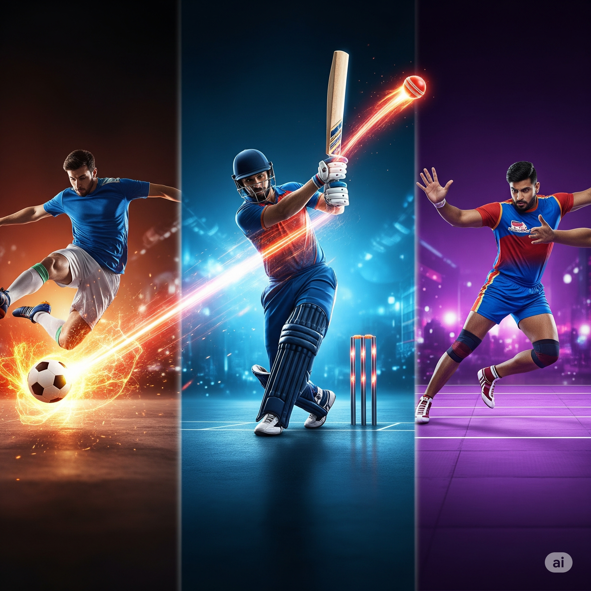A dynamic banner image showing a smartphone with a fantasy sports app, surrounded by a cricketer, a footballer, a trophy, and Indian Rupee symbols, illustrating tips for winning big.