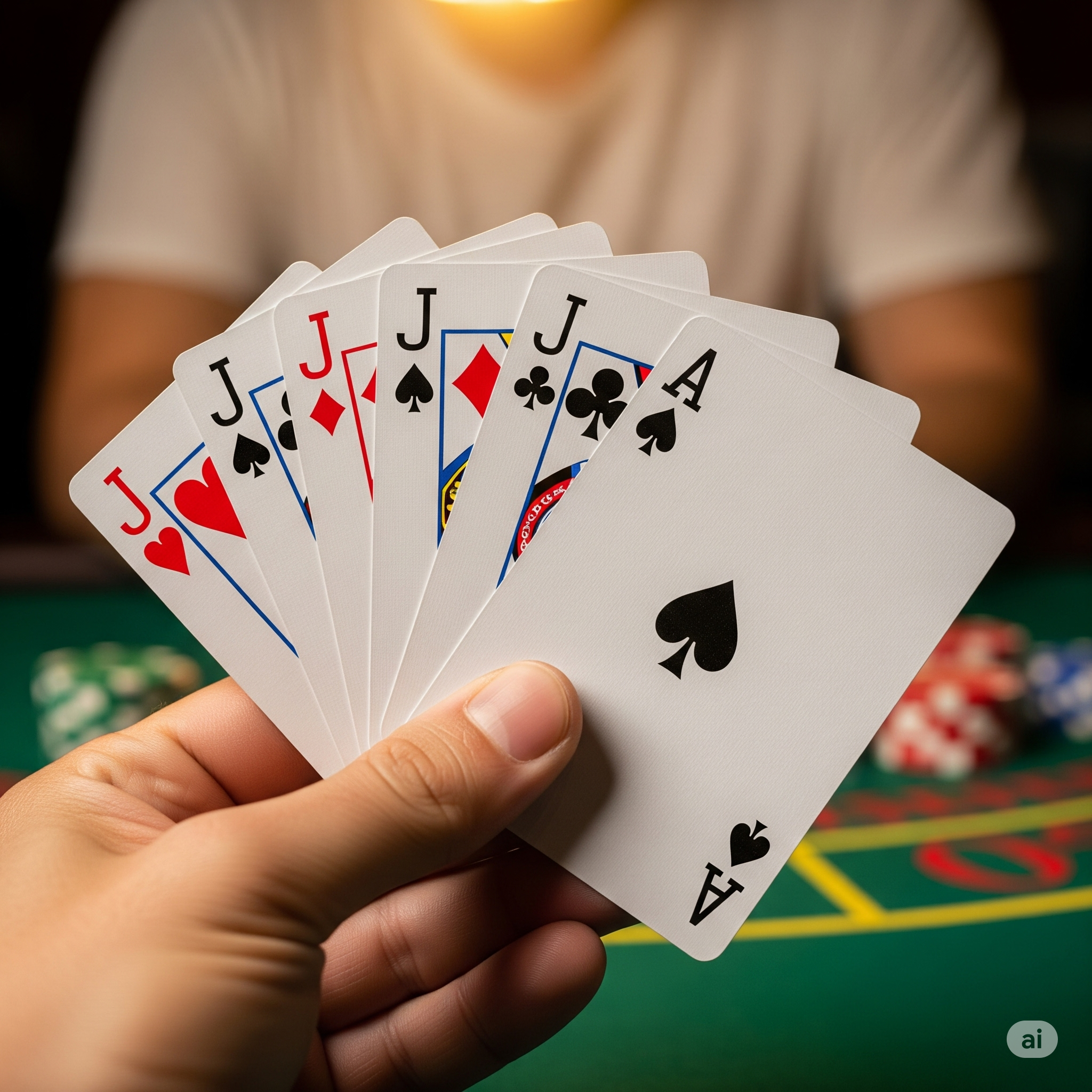 Jacks or Better video poker gameplay screen on 11xGame platform