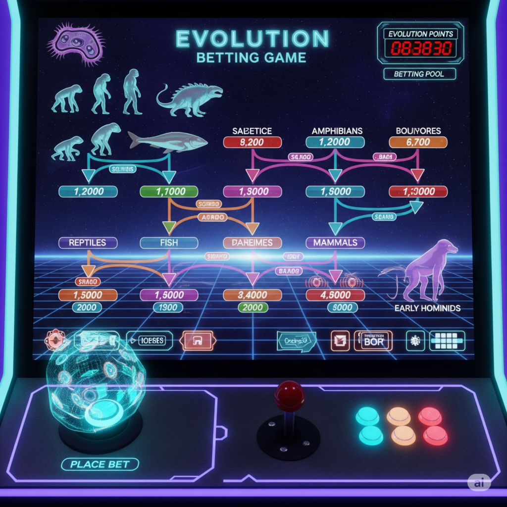 Evolution Betting Games with Real Money