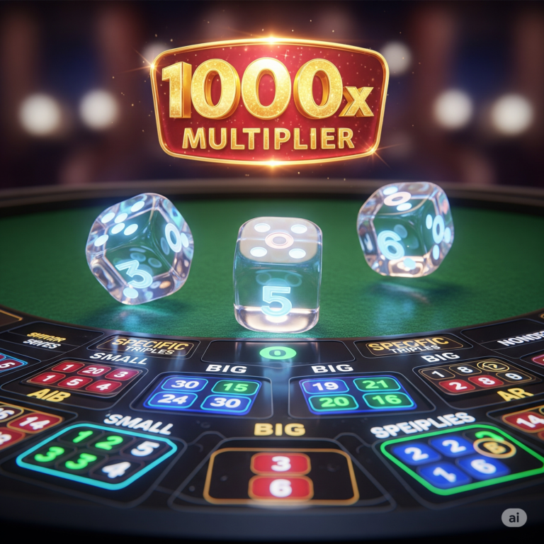 Super Sic Bo online dice game with multipliers in 2025