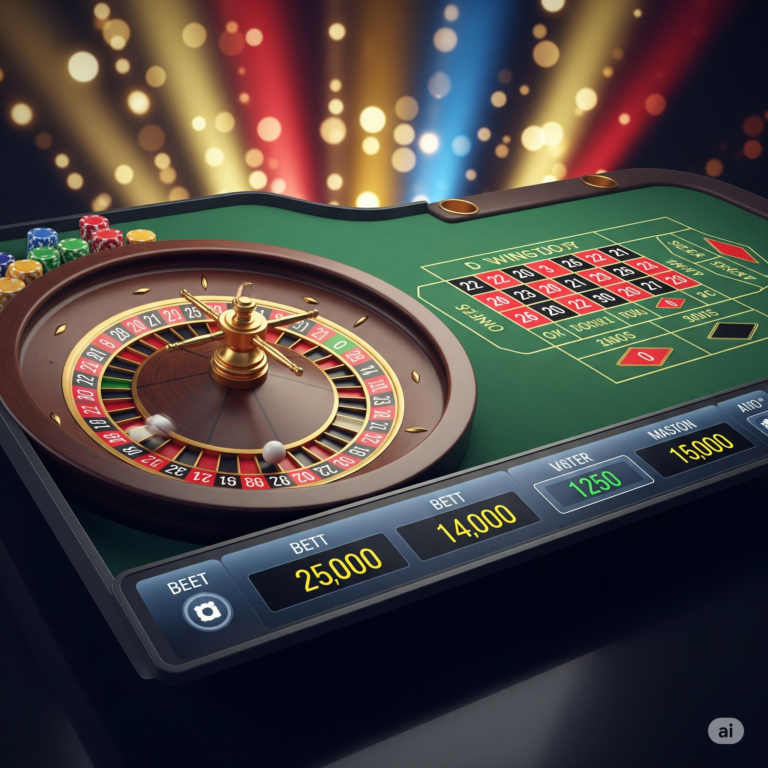 Live dealer at top roulette casino site in India