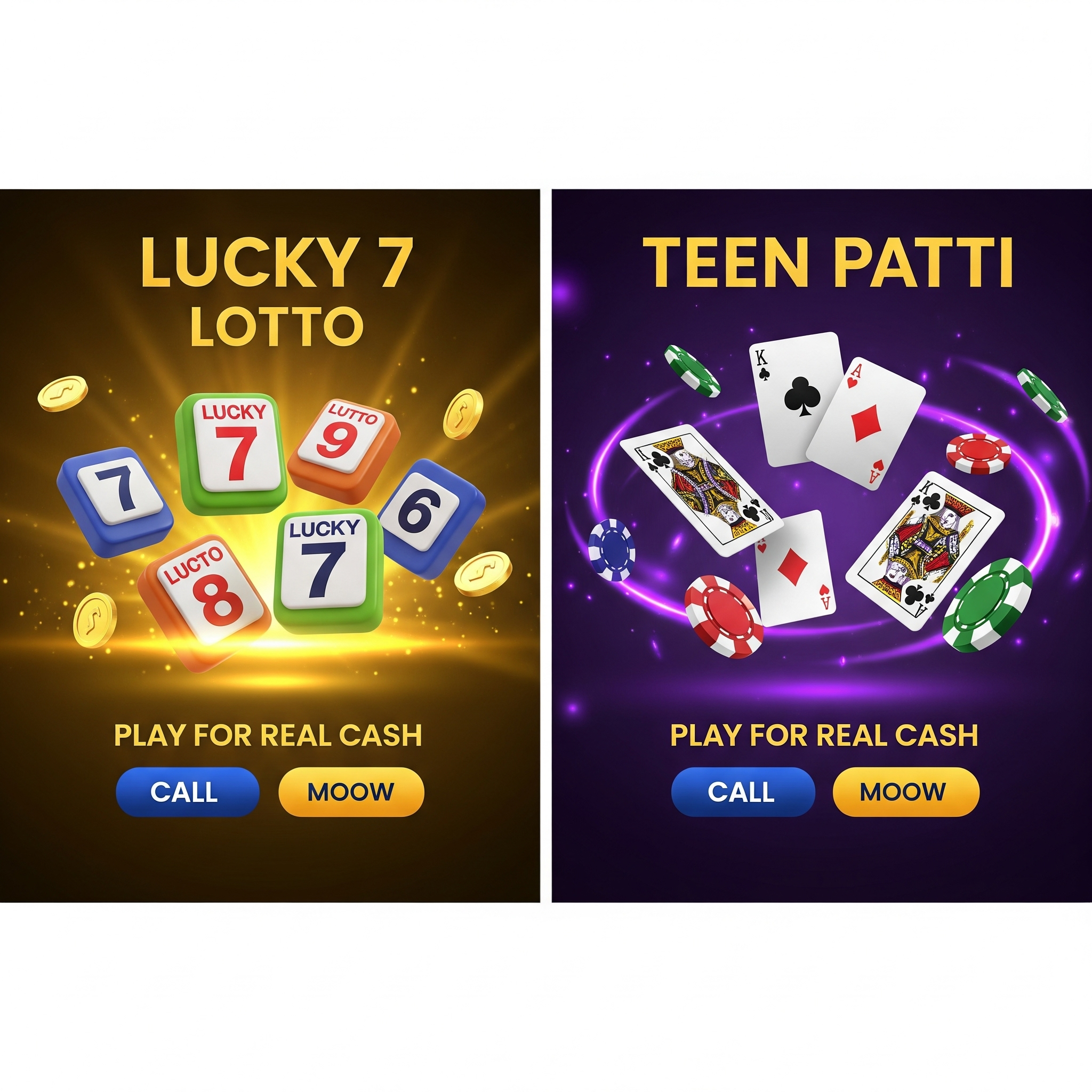 Mobile interface of Satta Lucky 7 game on 11xGame app