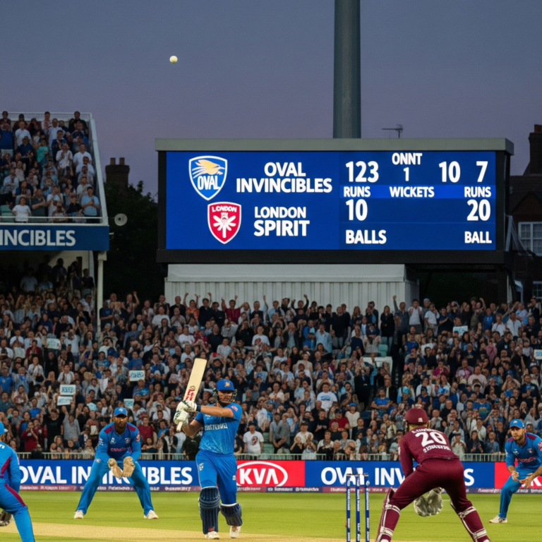 Oval Invincibles vs London Spirit Match Schedule