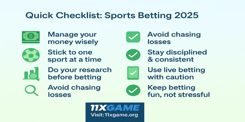 Top Checklist For -Sports-Betting-Strategies in 2025