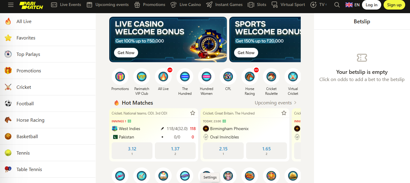Parimatch -best mobile betting app