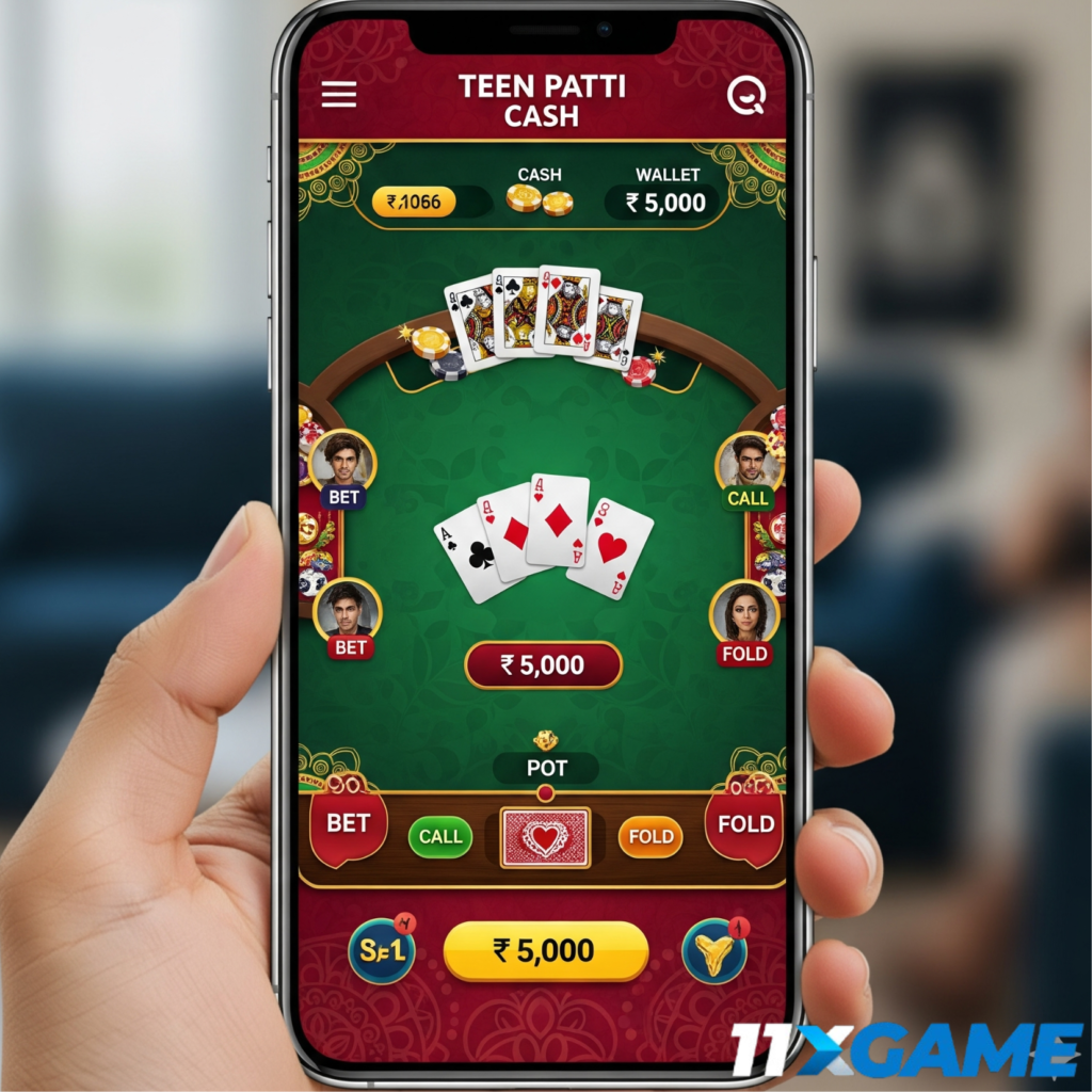 Teen Patti cash app India