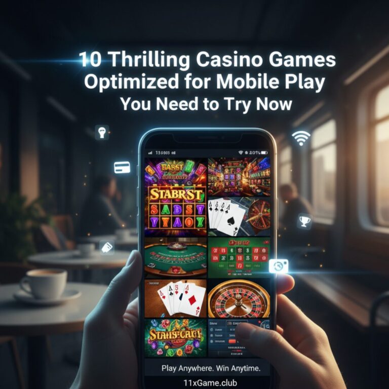 10 Thrilling Casino Games Optimised for Mobile Play You Need to Try Now