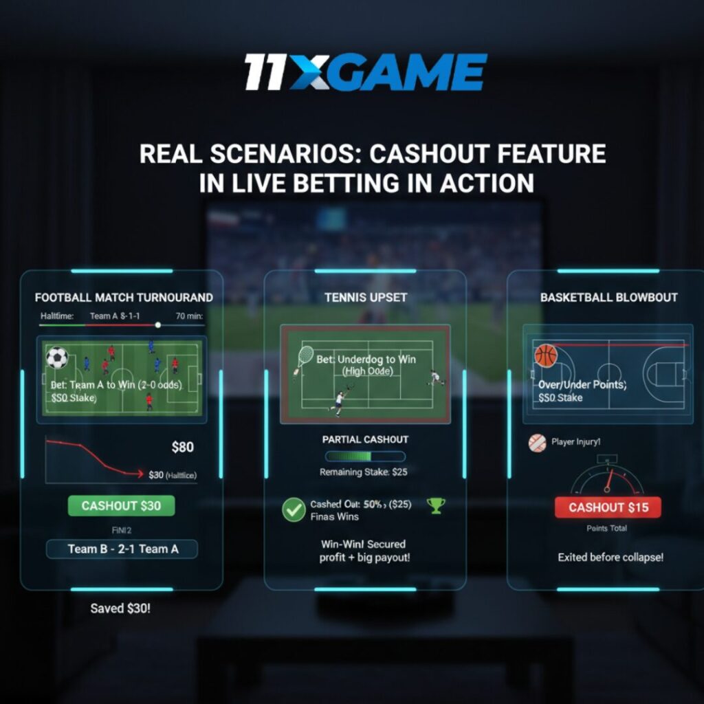 Real Scenarios: Cashout Feature in Live Betting in Action