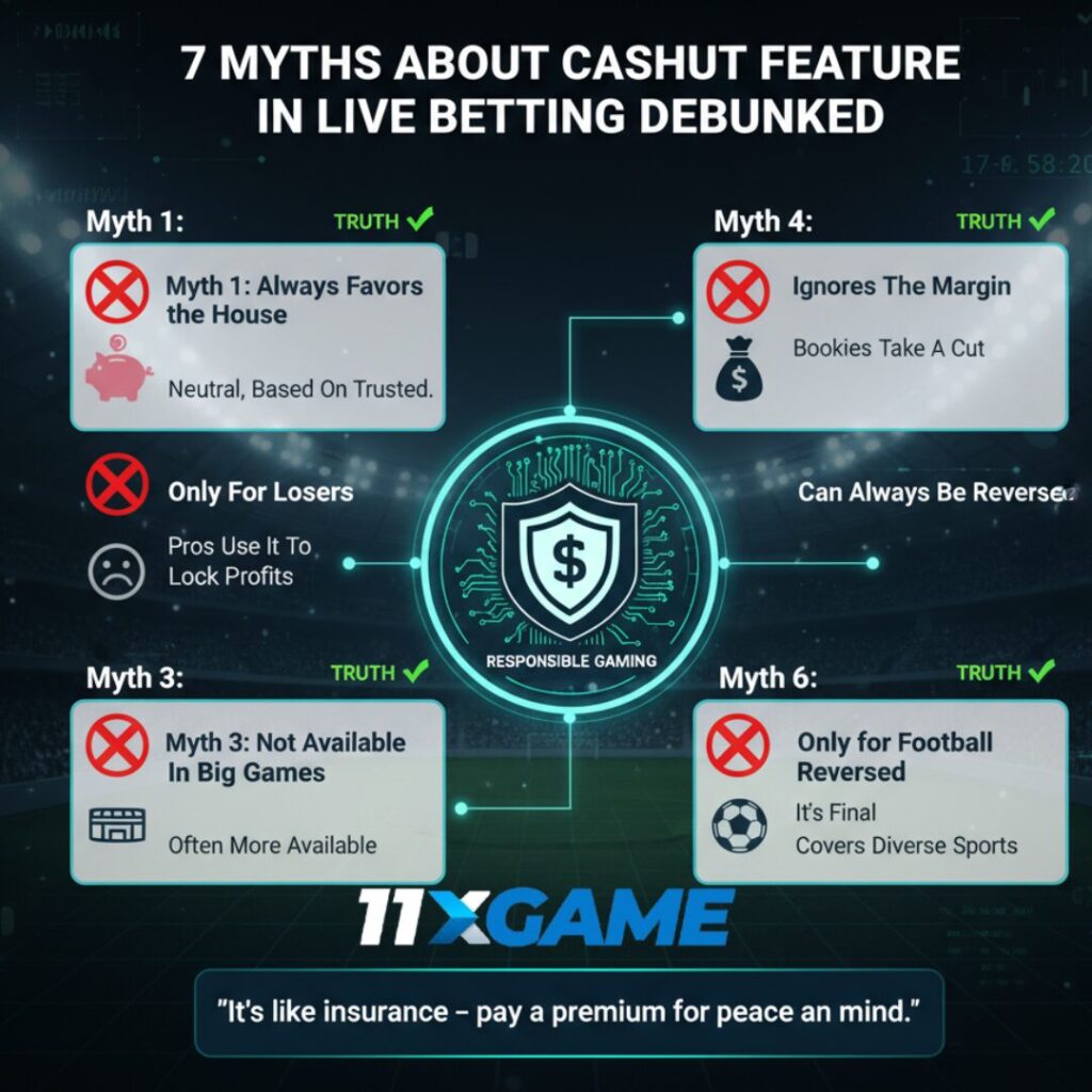 Myths About Cashout Feature in Live Betting Debunked