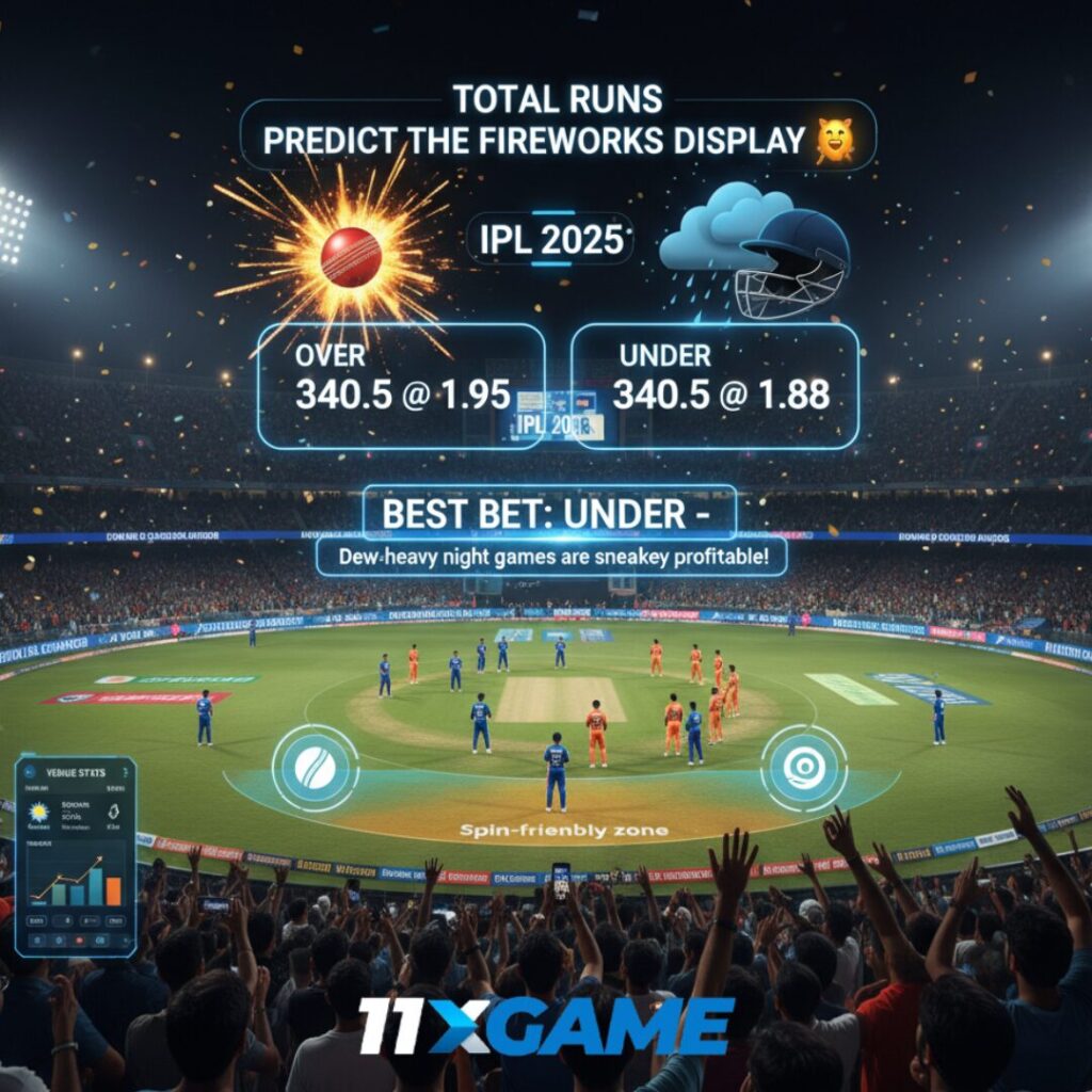 3. Total Runs Over/Under: Predict the Fireworks Display 💥