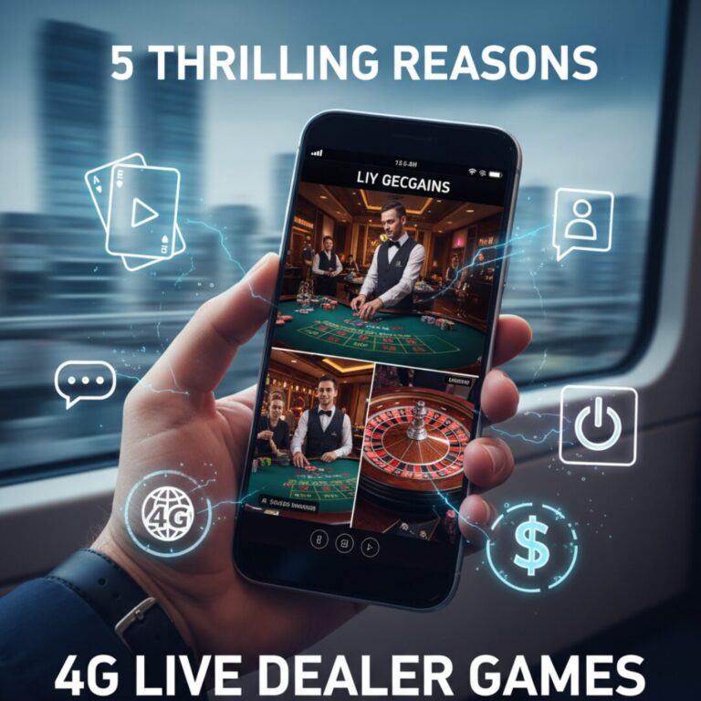 5 Thrilling Reasons Why Playing Live Dealer Games on 4G is a Game-Changer