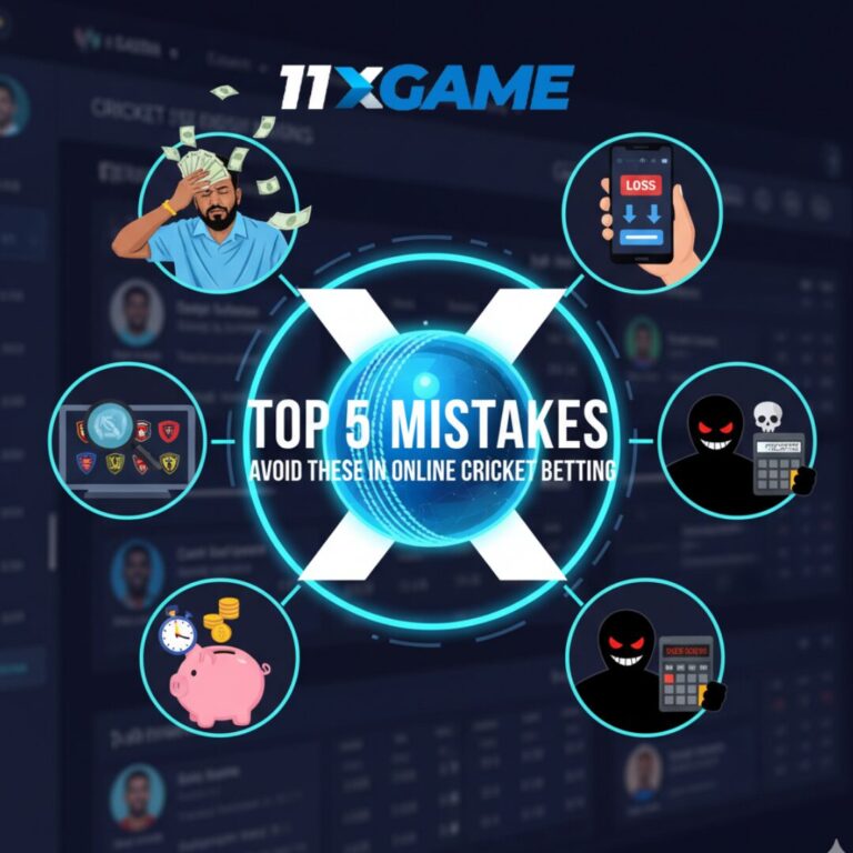 Top 5 mistakes to avoid in online cricket betting