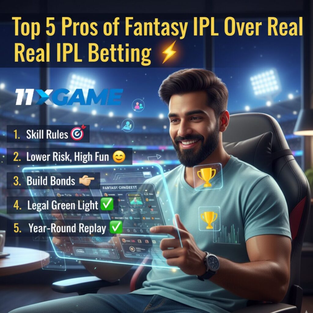 Top 5 Pros of Fantasy IPL Over Real IPL Betting 💥
