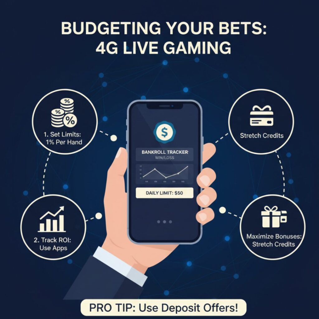 Budgeting Your Bets When Playing Live Dealer Games on 4G