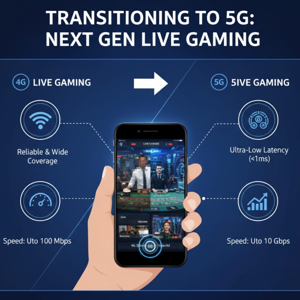 Transitioning to 5G: What It Means for Playing Live Dealer Games
