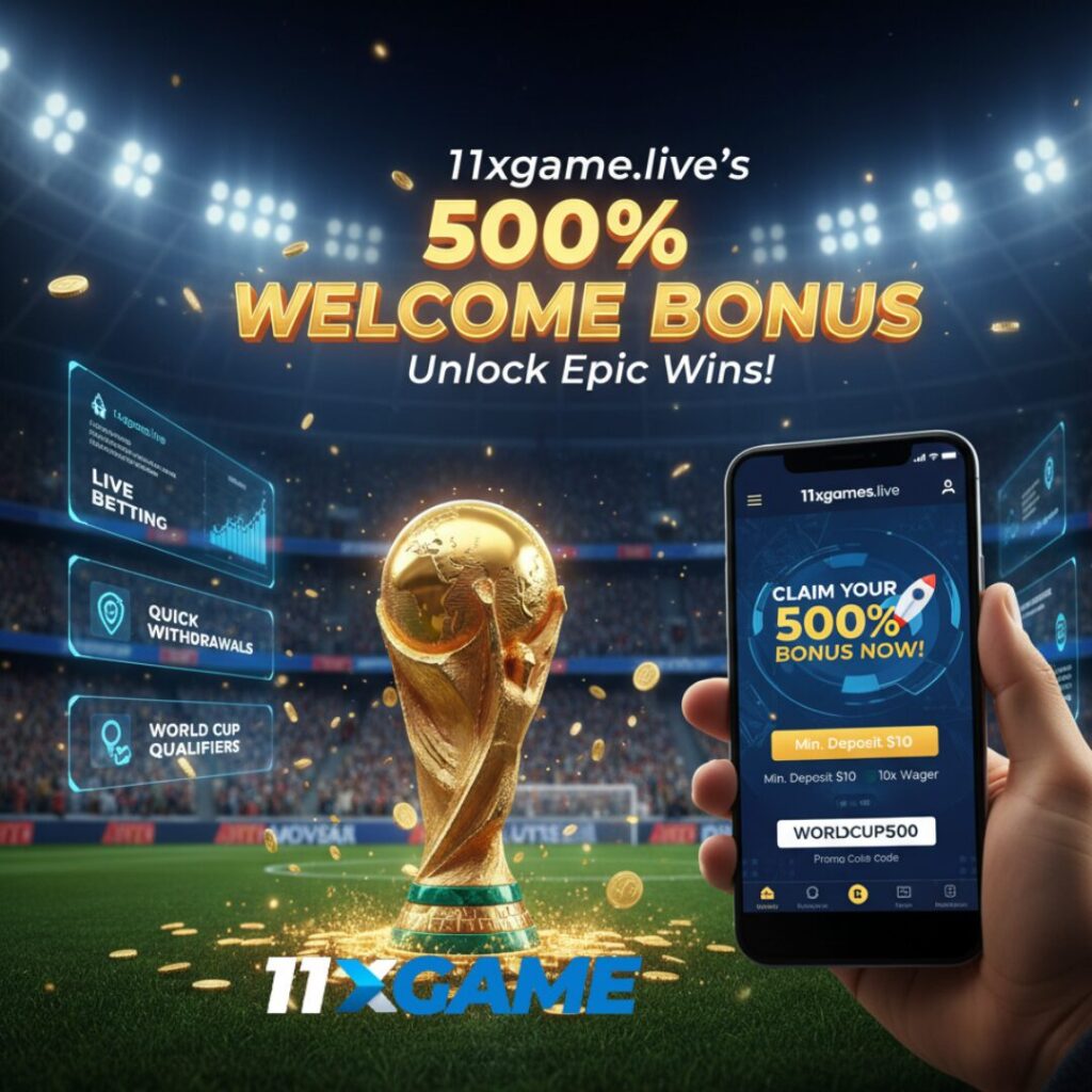 1. 11xgame.live's 500% Welcome Bonus