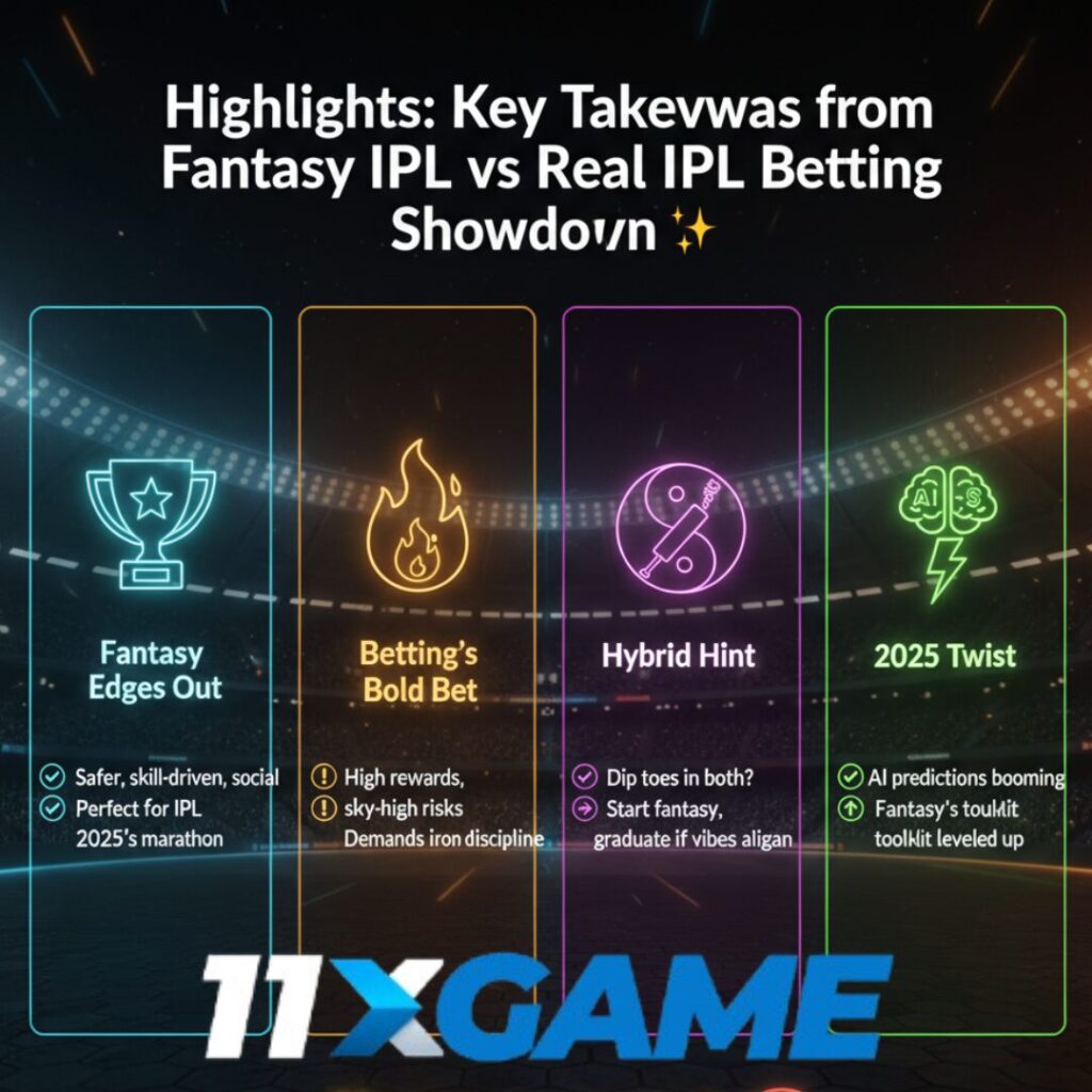 Highlights: Key Takeaways from Fantasy IPL vs Real IPL Betting Showdown ✨