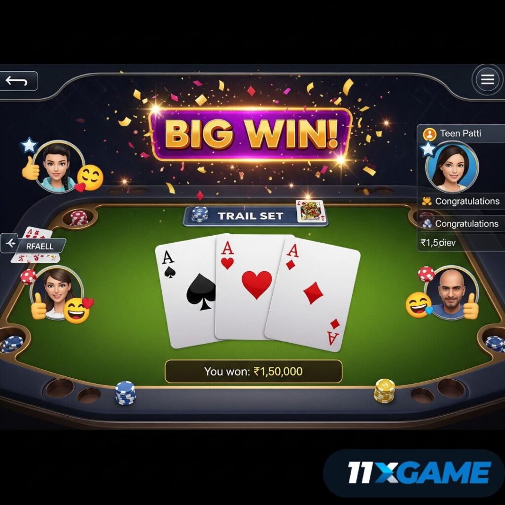 Teen Patti Online with Big Win