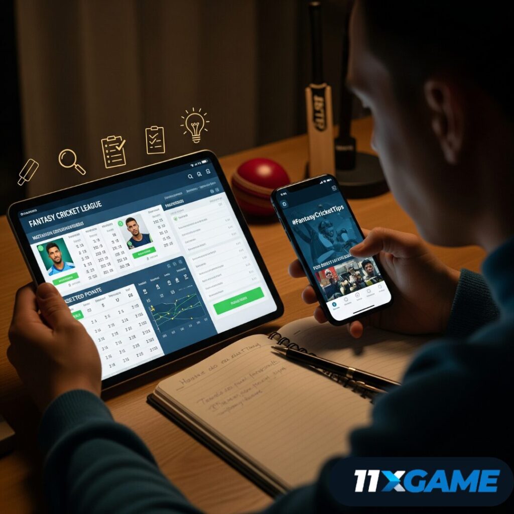 Fantasy cricket betting games