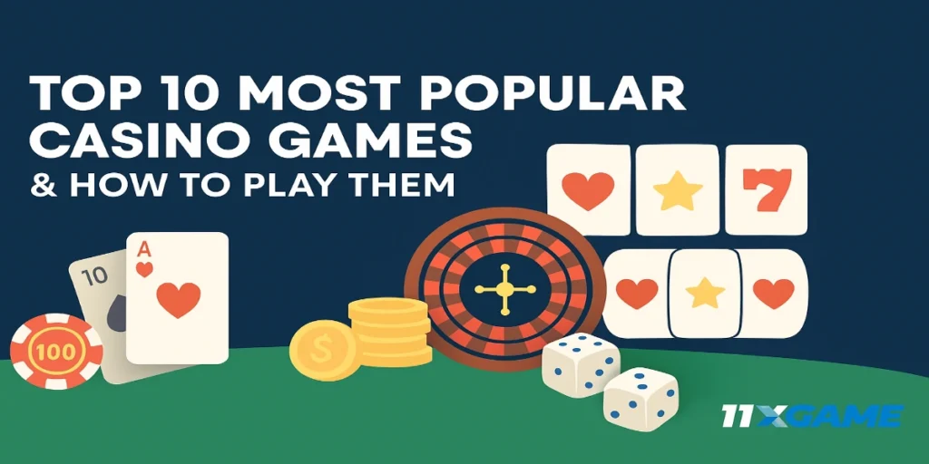Top 10 popular online-Casino games