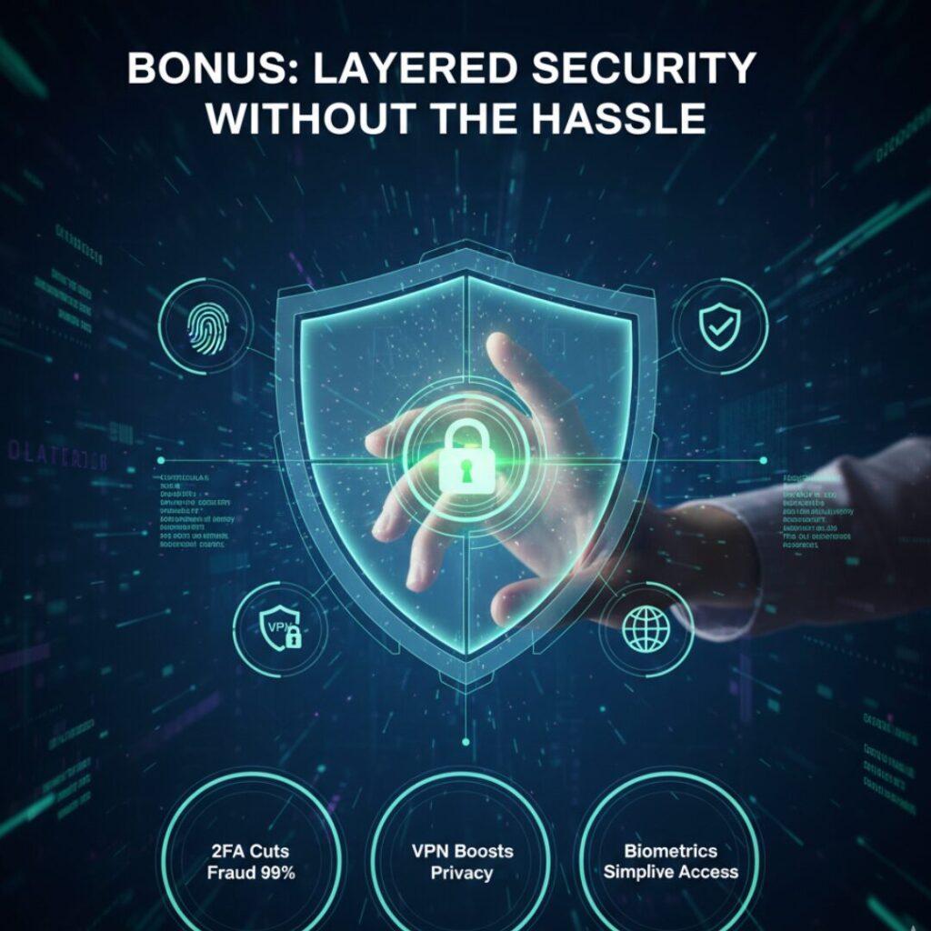 Bonus: Layered Security Without the Hassle 🔒