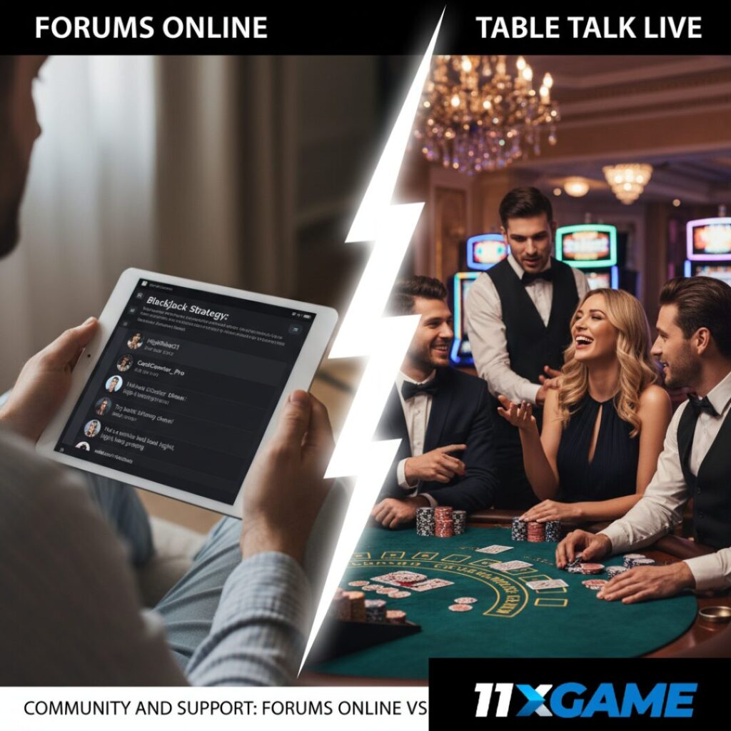 Community and Support: Forums Online vs. Table Talk Live