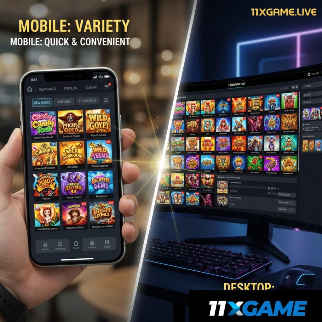 Game Variety: Exploring Options in Mobile Slots vs Desktop Slots