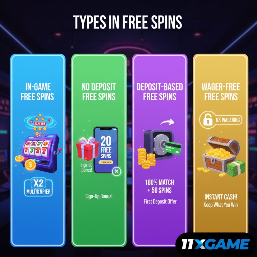 Types of Free Spins You Might Encounter
