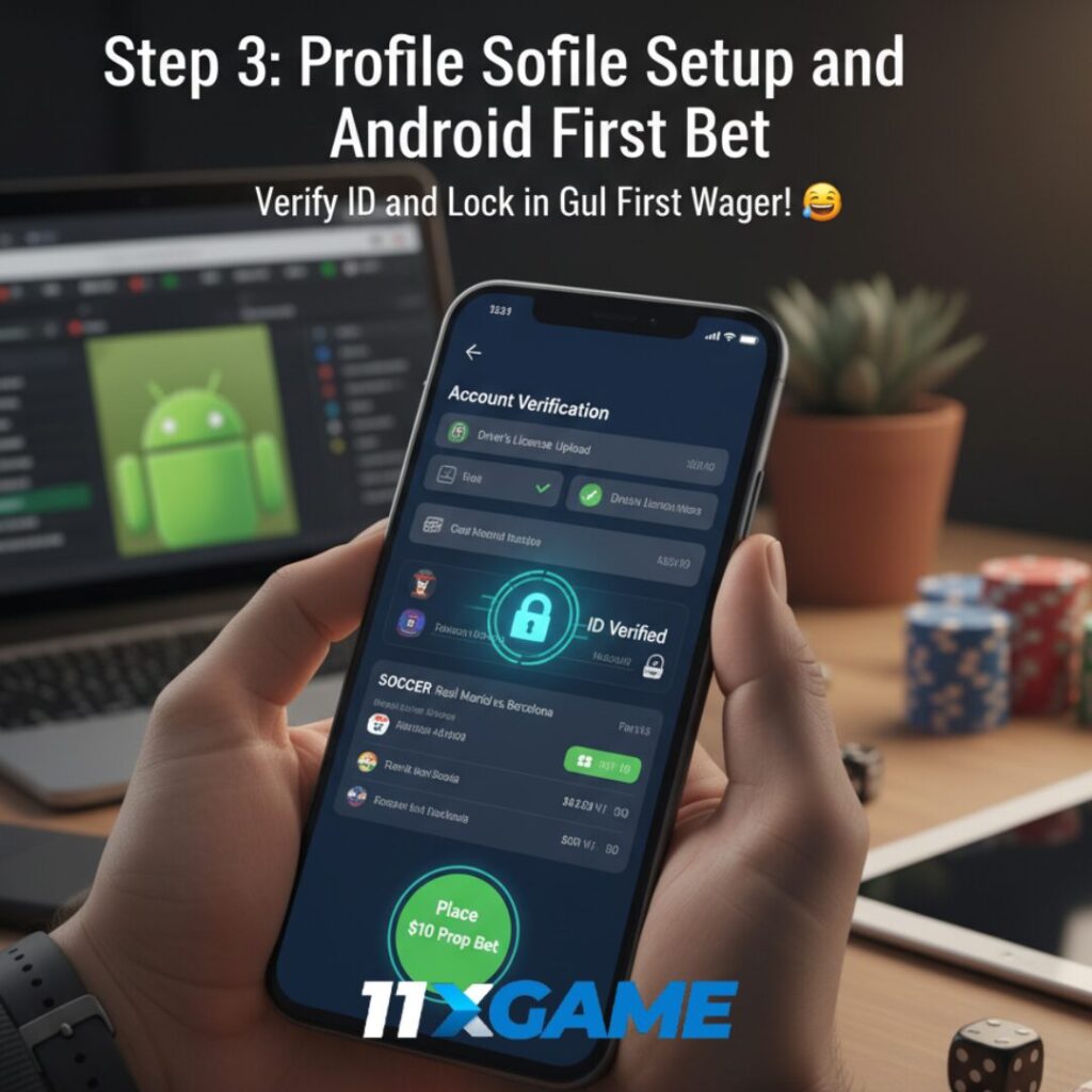 Step 3: Profile Setup and First Bet