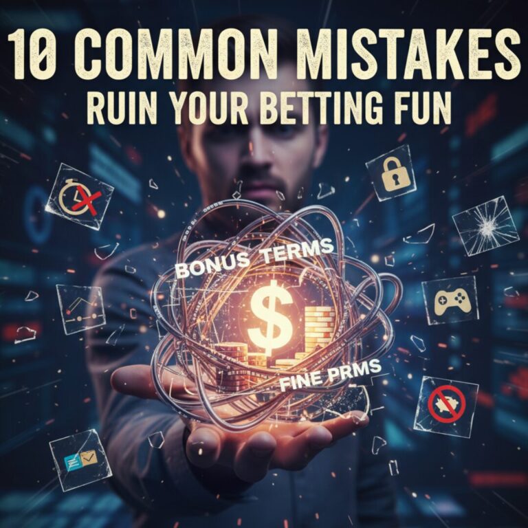 10 Common Mistakes with Bonus Terms That Could Ruin Your Betting Fun