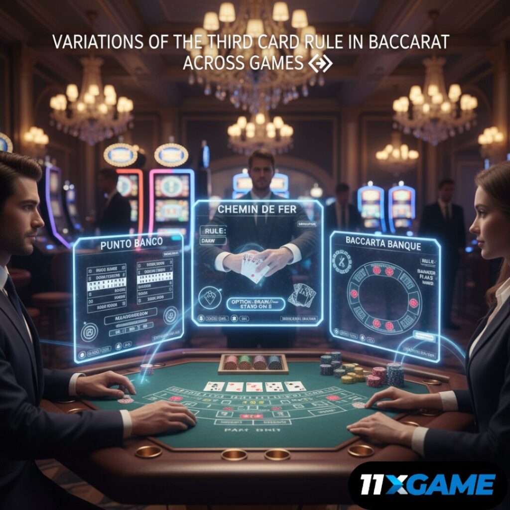 Variations of the Third Card Rule in Baccarat Across Games ๐