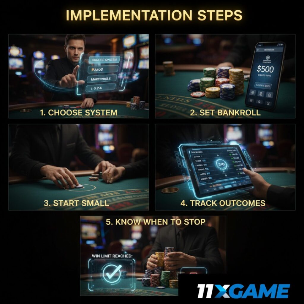 How to Implement Progressive Betting in Blackjack Step-by-Step