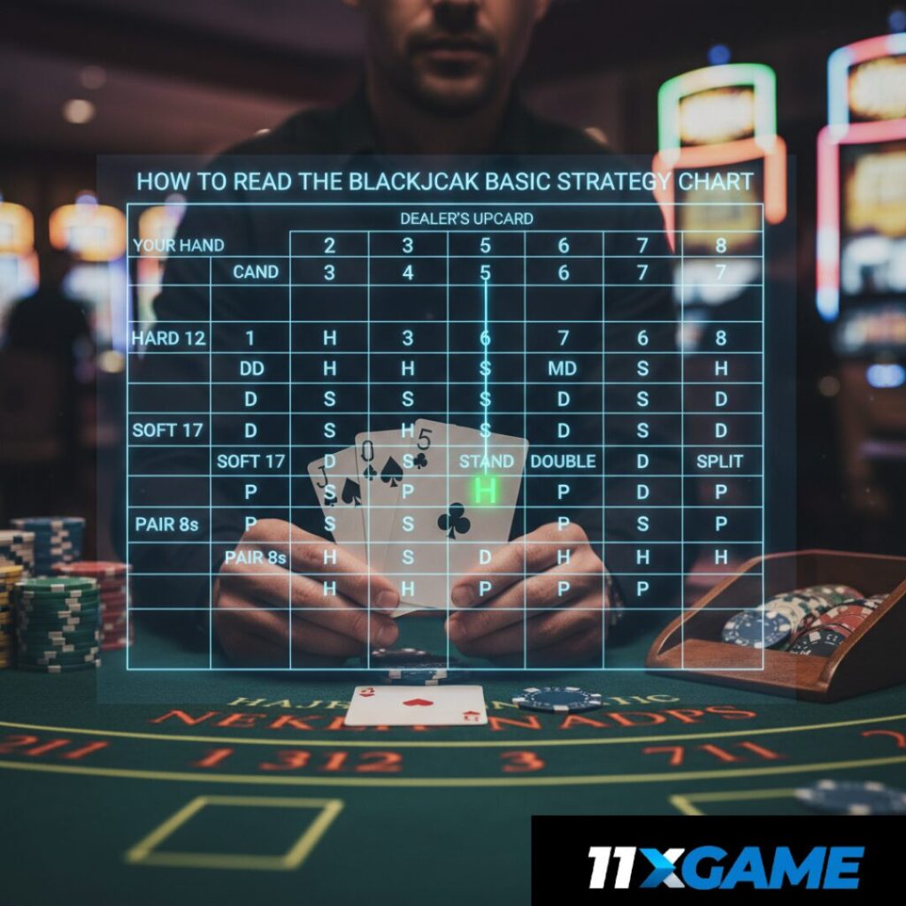 How to Read the Blackjack Basic Strategy Chart