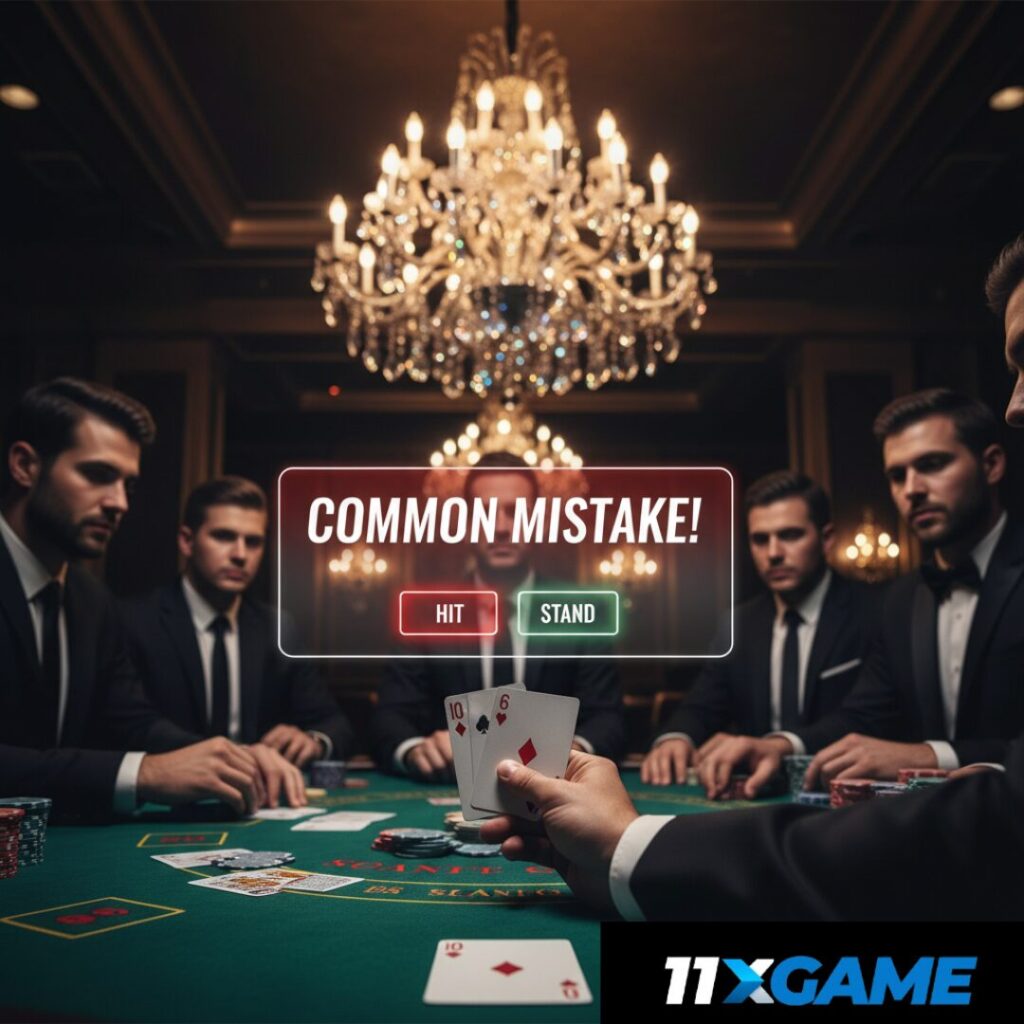 Common Mistakes When Deciding to Hit, Stand, Split, or Double