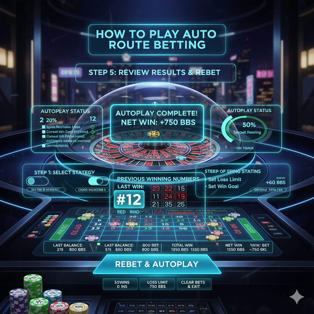 How to play auto roulette betting